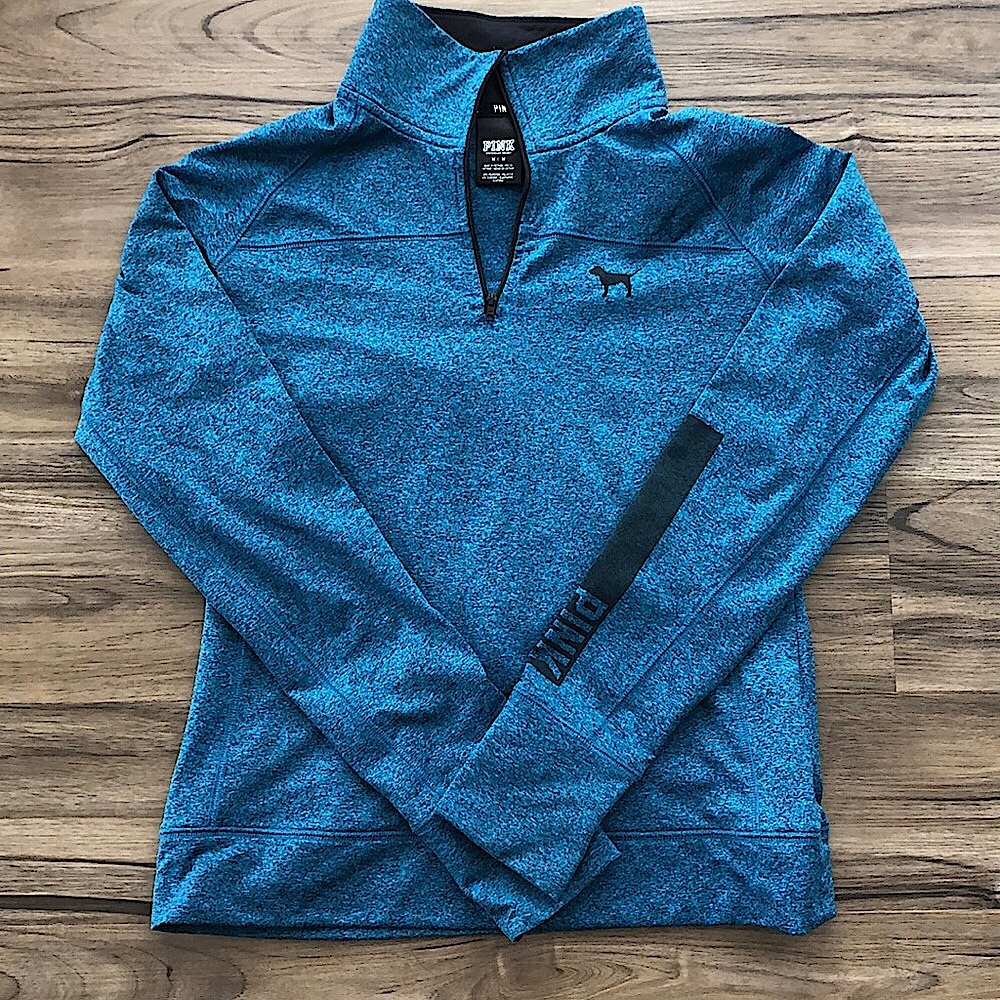 Victoria Secret Pink Half Zip Sweatshirt